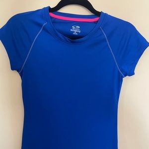 Champion blue workout top